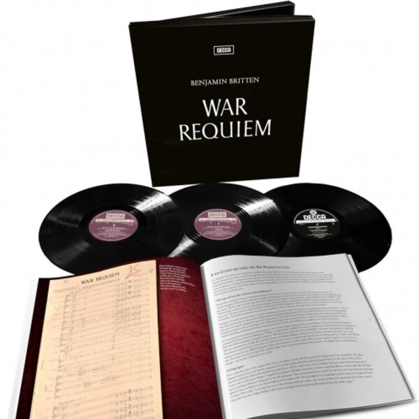 Britten - War Requiem + Rehearsal (Vinyl LP)