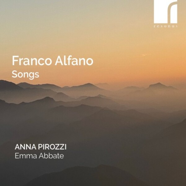 Alfano - Songs | Resonus Classics RES10330