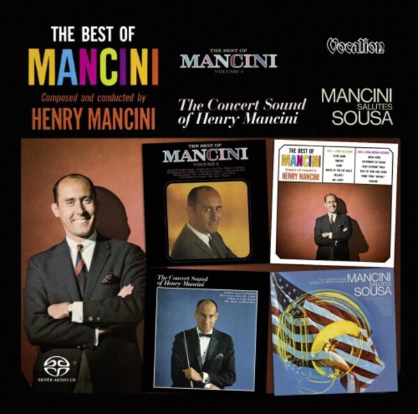 Mancini - The Best of Mancini 1 & 2, The Concert Sound of Henry Mancini, Mancini Salutes Sousa | Dutton 2CDLK4636
