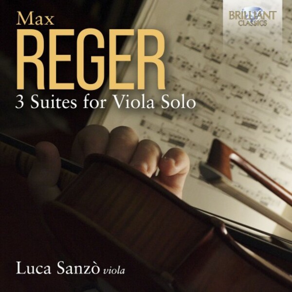 Reger - 3 Suites for Viola Solo | Brilliant Classics 96923