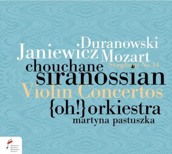 Duranowski & Janiewicz - Violin Concertos; Mozart - Symphony no.14 | NIFC (National Institute Frederick Chopin) NIFCCD152