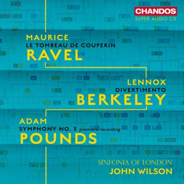 Ravel - Le Tombeau de Couperin; Berkeley - Divertimento; Pounds - Symphony no.3