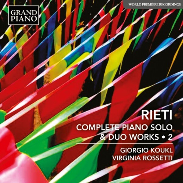 Rieti - Complete Piano Solo & Duo Works Vol.2 | Grand Piano GP938