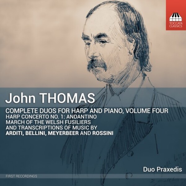 John Thomas - Complete Duos for Harp and Piano Vol.4 | Toccata Classics TOCC0582