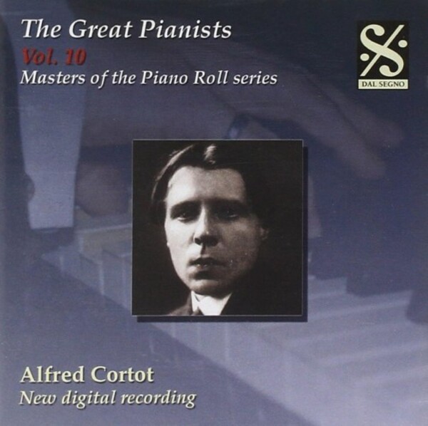 Piano Roll Masters: Great Pianists Vol.10 - Alfred Cortot | Dal Segno DSPRCD026