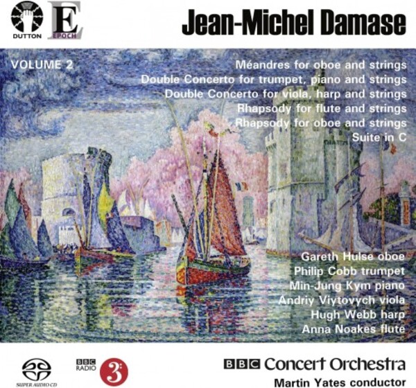 Damase Vol.2 - Double Concertos, Suite in C, Meandres, Rhapsodies | Dutton - Epoch CDLX7410