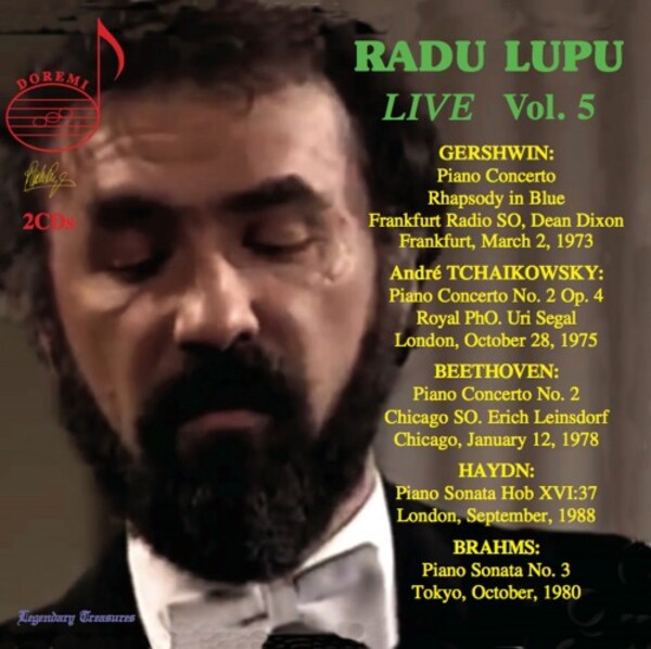 Radu Lupu Live Vol.5: Piano Concertos & Sonatas | Doremi DHR82278