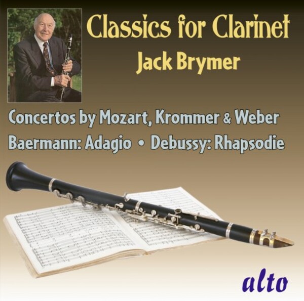 Jack Brymer: Classics for Clarinet | Alto ALC1483