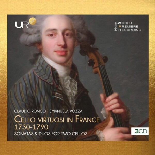 Cello Virtuosi in France 1730-1790: Sonatas and Duos for Two Cellos | Urania LDV14115
