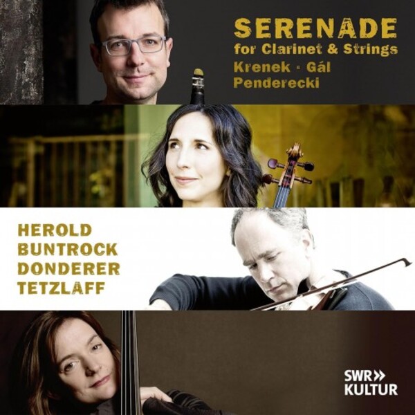 Serenade for Clarinet & Strings: Krenek, Gal, Penderecki
