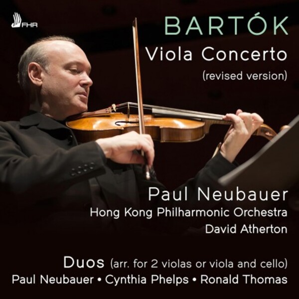 Bartok - Viola Concerto, 44 Duos (arr. P Bartok)