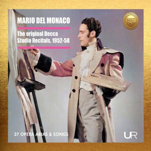 Mario Del Monaco: The Original Decca Studio Recitals, 1952-1958