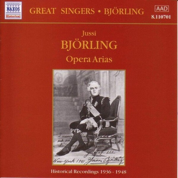 Jussi Bj�rling: Opera Arias (Historical Recordings, 1936-1948)