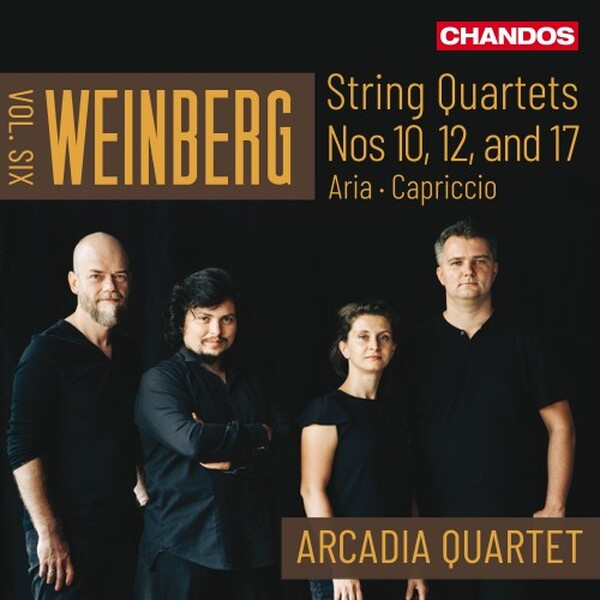 Weinberg: String Quartets Vol.6 | Chandos CHAN20363