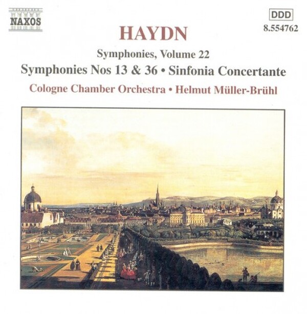 Haydn - Symphonies, vol. 22 (Nos. 13, 36 / Sinfonia Concertante)