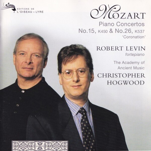 Mozart Piano Concertos No. 15, K450 & No. 26, K537 Coronation | Decca - L'Oiseau Lyre 4558142