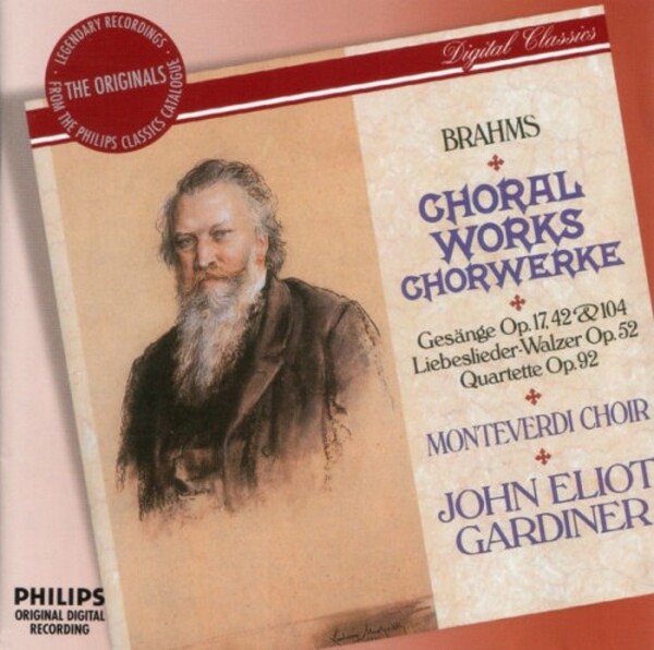 Brahms: Choral Works Chorwerke & Ges�nge Op.17, 42 & 104, Liebeslieder-Walzer Op.52, Quartette Op.92