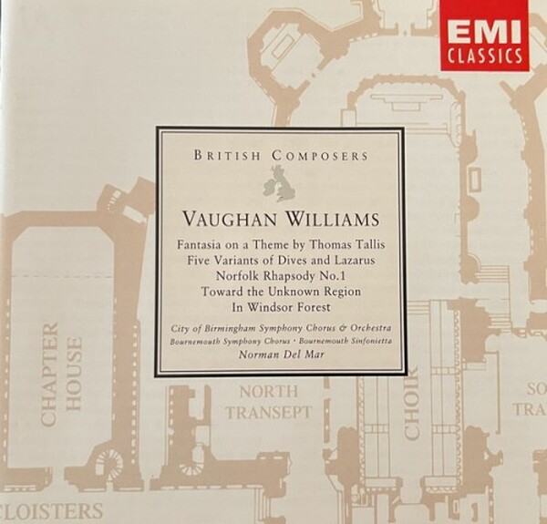 Vaughan Williams: Fantasia On A Theme By Thomas Tallis & Five Variants Of Dives And Lazarus & Norfolk Rhapsody No. 1 & Toward The Unknown Region & In Windsor Forest