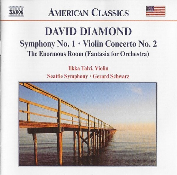 Diamond - Symphony no.1, Violin Concerto no.2 (small crack on cover, otherwise mint)