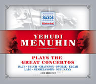 Menuhin Plays The Great Concertos | Naxos 8104003