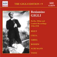 Gigli Edition vol.9 - Berlin, Milan and London Recordings (1936-1938) | Naxos - Historical 8110270