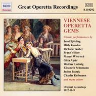 Viennese Operetta Gems | Naxos - Historical 8110292