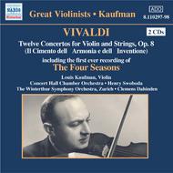 Vivaldi - Il Cimento dell�armonica e dell�inventione op.8 | Naxos - Historical 811029798