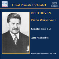 Beethoven - Piano Sonatas vol. 1 | Naxos - Historical 8110693