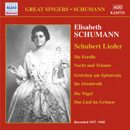 Schubert - Lieder | Naxos - Historical 8110731