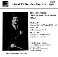 Bach/Mozart/Kreisler - Violin Concertos | Naxos - Historical 8110922