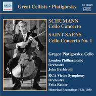 Schumann/Saint-Saens - Cello Concertos, Granados -Goyescas | Naxos - Historical 8111069