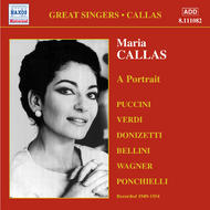 Portrait of Maria Callas | Naxos - Historical 8111082