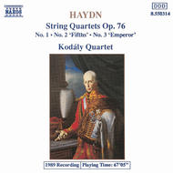 Haydn - String Quartets Op.76 1-3 | Naxos 8550314