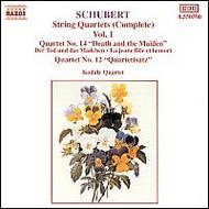 Schubert - String Quartets vol. 1 | Naxos 8550590