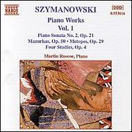 Szymanowski - Piano Works vol. 1 | Naxos 8553016