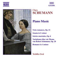 Clara Schumann - Piano Music | Naxos 8553501