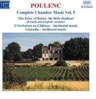 Poulenc - Complete Chamber Music vol. 5 | Naxos 8553615