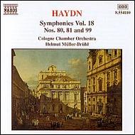 Haydn - Symphonies Nos.80, 81 & 99 | Naxos 8554110