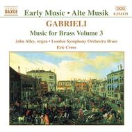 Gabrieli - Music For Brass vol. 3 | Naxos 8554129