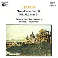 Haydn - Symphonies nos.32 - 34 | Naxos 8554154
