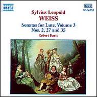 Weiss - Sonatas For Lute Vol 3 | Naxos 8554350