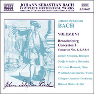 J.S. Bach - Brandenburg Concertos vol. I | Naxos 8554607