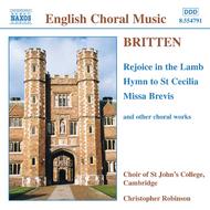 Britten - Rejoice in the lamb, Hymn to St. Cecilia | Naxos - English Choral Music 8554791