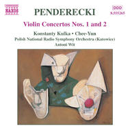 Penderecki - Violin Concertos Nos. 1 and 2 | Naxos 8555265
