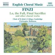 Finzi - Lo, the Full, Final Sacrifice, Magnificat, Unaccompanied Partsongs, Op. 17 | Naxos - English Choral Music 8555792