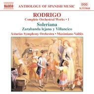 Rodrigo - Soleriana, Zarabanda lejana y Villancico (Complete Orchestral Works, vol. 1) | Naxos 8555844