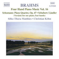 Brahms - Four-Hand Piano Music, vol. 16 | Naxos 8555848