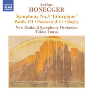 Honegger - Symphony No. 3, Liturgique, Pacific 231, Rugby | Naxos 8555974