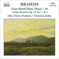 Brahms - 4 Hand Piano Music vol.10 | Naxos 8557056