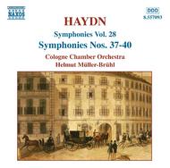 Haydn - Symphonies, vol. 28 (Nos. 37, 38, 39, 40) | Naxos 8557093